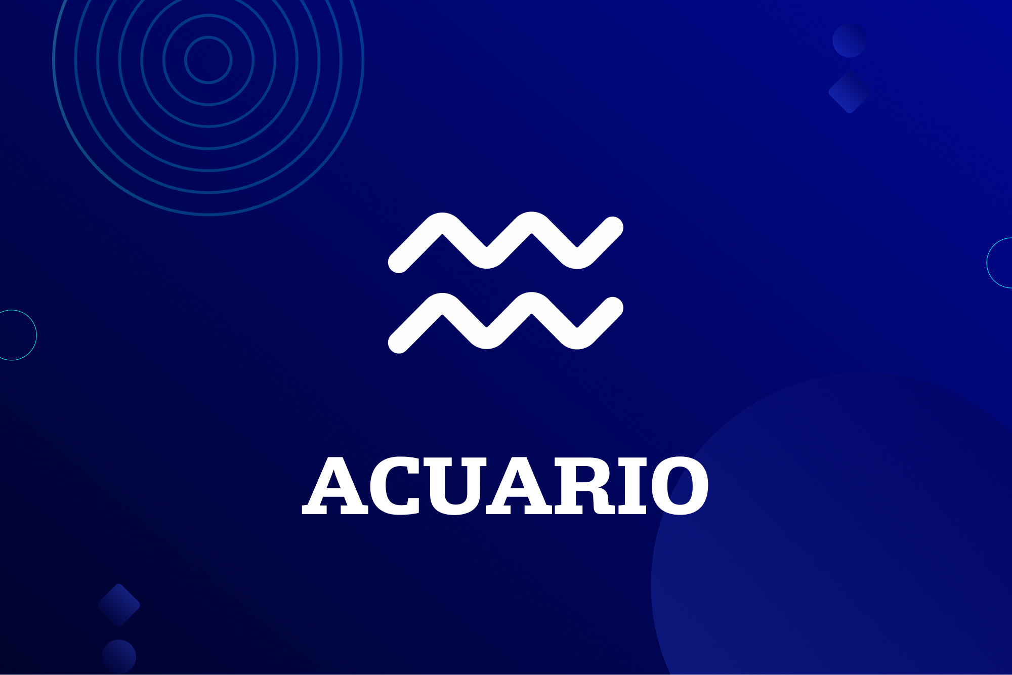 Horóscopo de Acuario