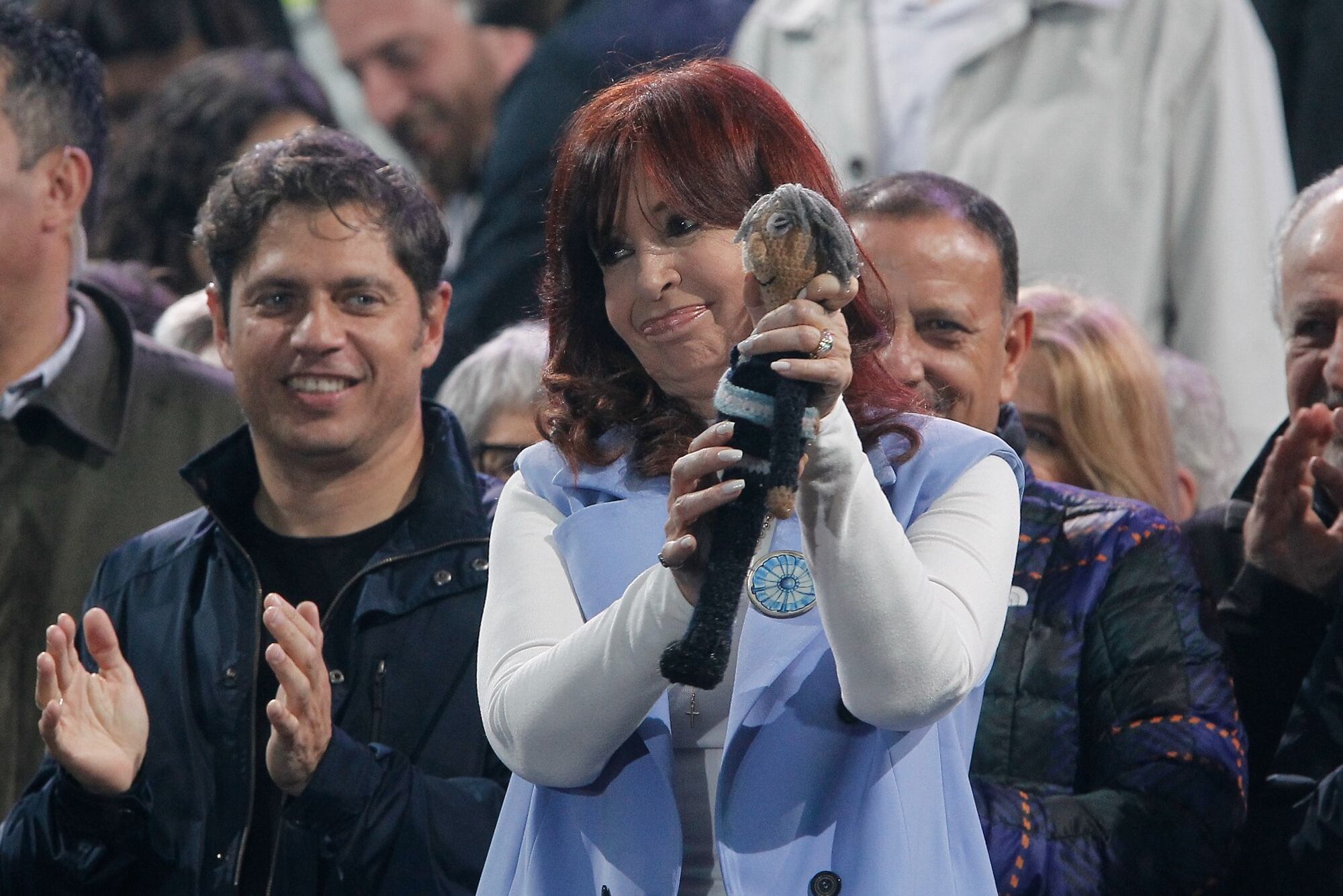 Cristina Kirchner y Axel Kicillof