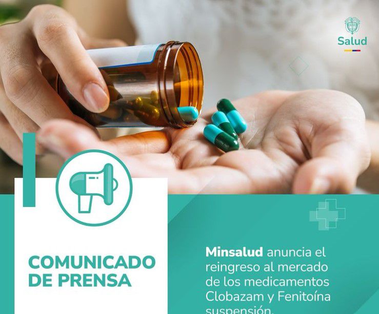 Ministerio de Salud confirma reingreso al país de medicamentos para tratar la epilepsia - crédito @minsaludcol/X