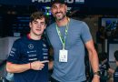 Franco Colapinto recibió la visita de dos leyendas del deporte argentino en el Gran Premio de Estados Unidos