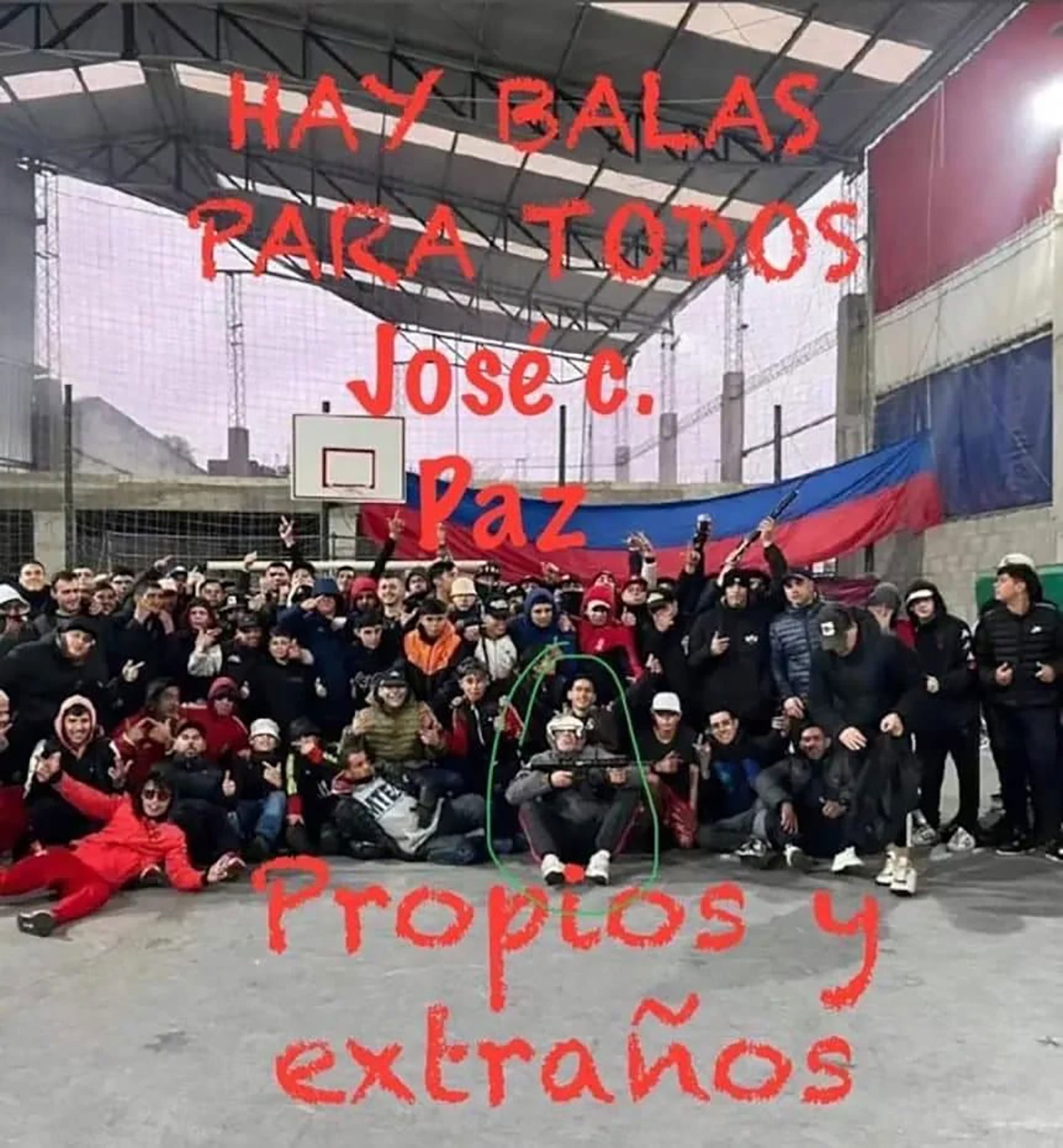 Barra Brava Huracán, club Piraña