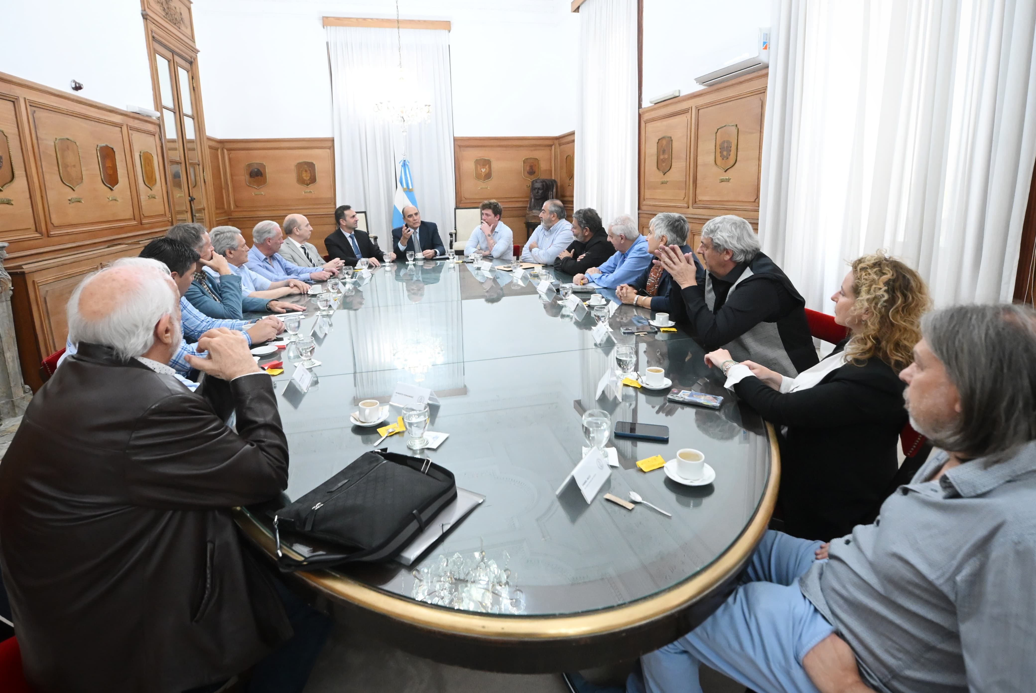 Guillermo Francos reunión CGT