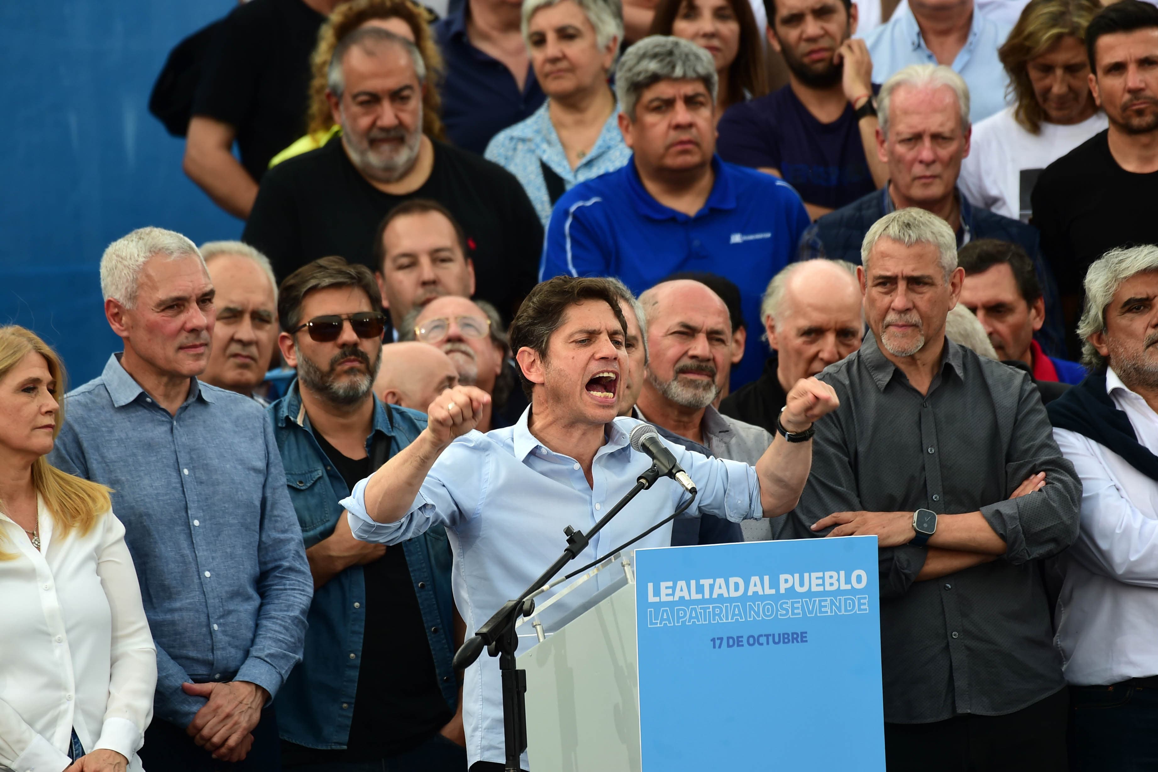 Axel Kicillof, en Berisso