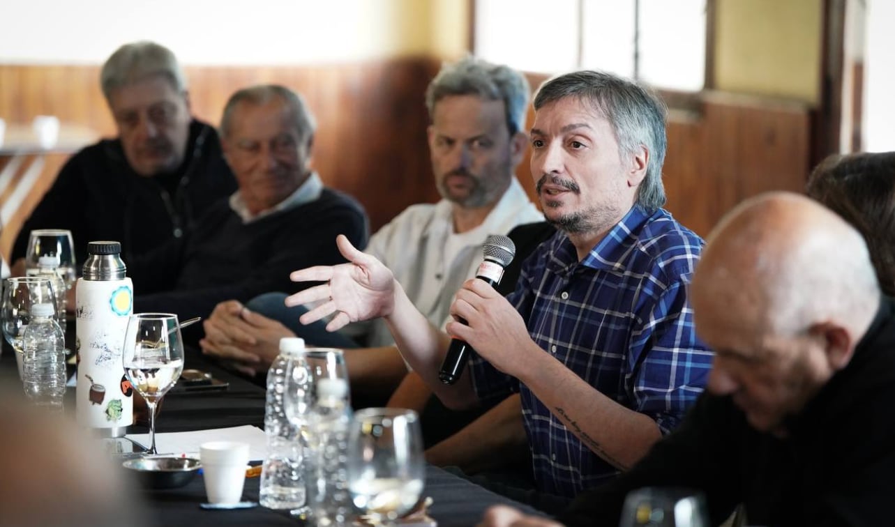 El encuentro de Máximo Kirchner con dirigentes del PJ en Monte Hermoso