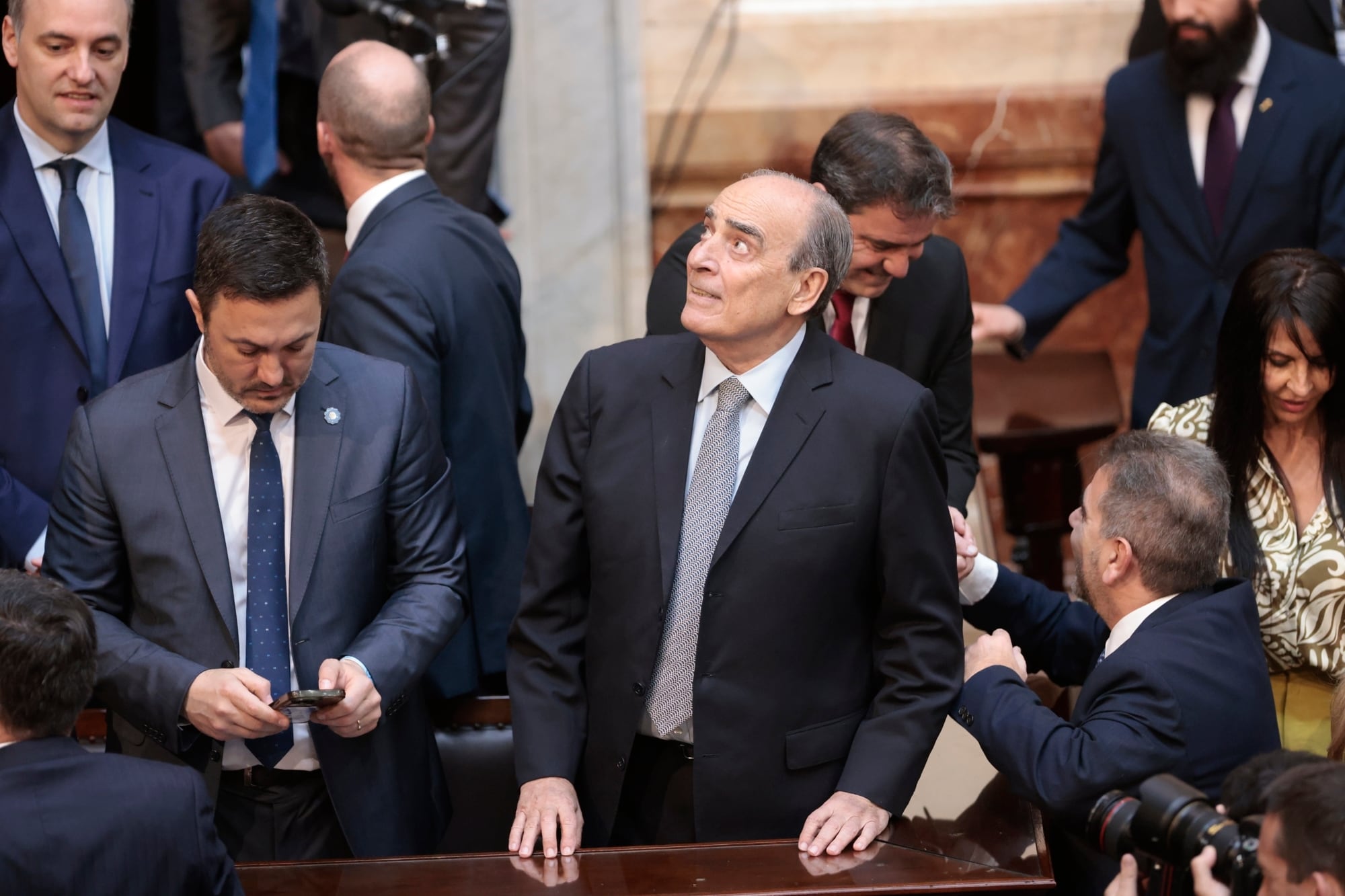 Presentación del presupuesto en el Congreso Nacional
Luis Petri y Guillermo Francos