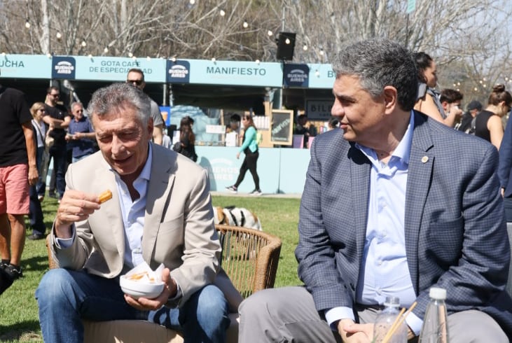 Mauricio y Jorge Macri