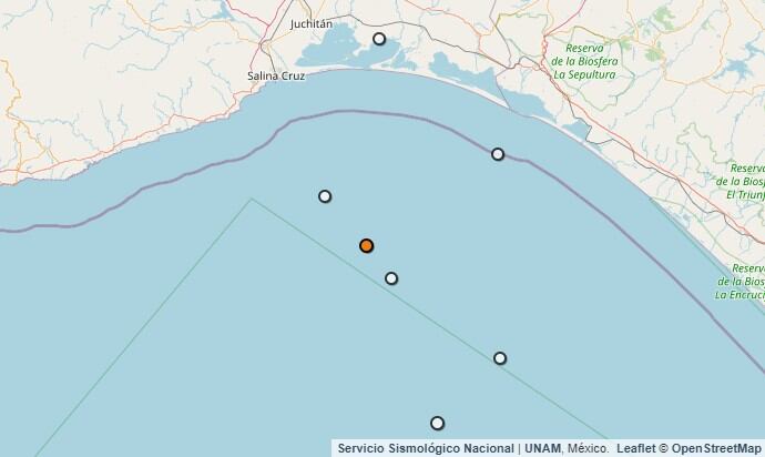 Temblor reportado en Oaxaca.
(SSN)