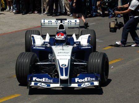 El Williams saliendo a pista (Prensa TC 2000)