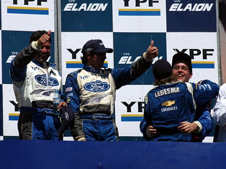 Patricio Di Palma y Gabriel Ponce de León, los ganadores de la primera edición de los 200 Kilómetros de Buenos Aires (Prensa TC 2000)