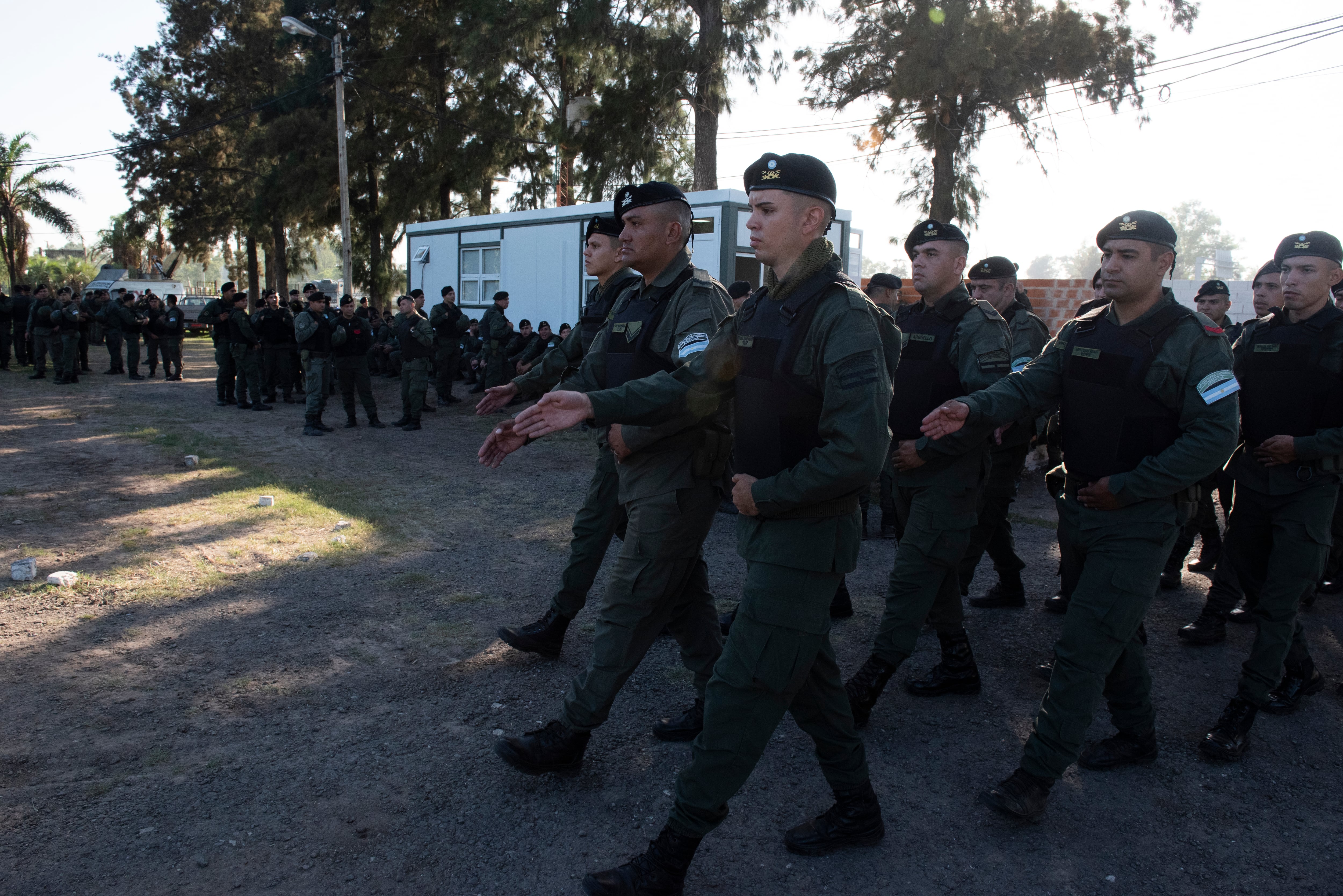 Los homicidios dolosos cayeron considerablemente en Rosario desde la llegada de las fuerzas federales (EFE/ Franco Trovato Fuoco) 