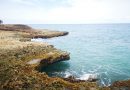 Un rincón único e imperdible en La Guajira donde las olas del mar revientan con el acantilado y forma un arcoiris