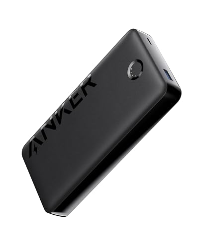 Cargador portátil Anker, Cargador de baterías 325 (PowerCore 20K II), batería de 20 000 mAh con 2 Puertos, Carga de Alta Velocidad de 15 W para el iPhone 16, Samsung Galaxy y Mucho más