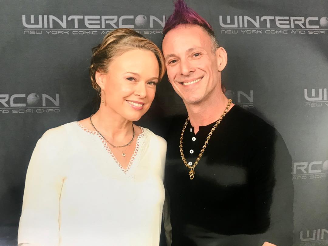 Noah Hathaway y Tami Stronach, la Emperatriz Infantil, durante un encuentro en 2020 (Foto: Instagram/@noahhathaway1371)