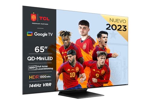 TCL 65QM8B TV MiniLED 65”, QLED, 144Hz, 4K HDR Premium 1300nits, Google TV, Dolby Vision IQ & Atmos, Onkyo, Google Assistant Incorporado y Game Master Pro 2.0