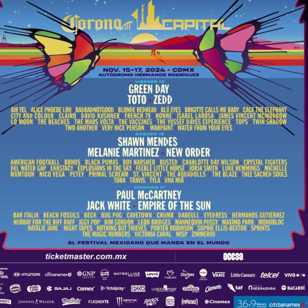 Además de su participación en el festival de música alternativa, El ex-beatle regresará a CDMX los días 12 y 14 de noviembre para ofrecer dos conciertos llenos de clásicos que han marcado generaciones.
Créditos: (Instagram/coronacapital)