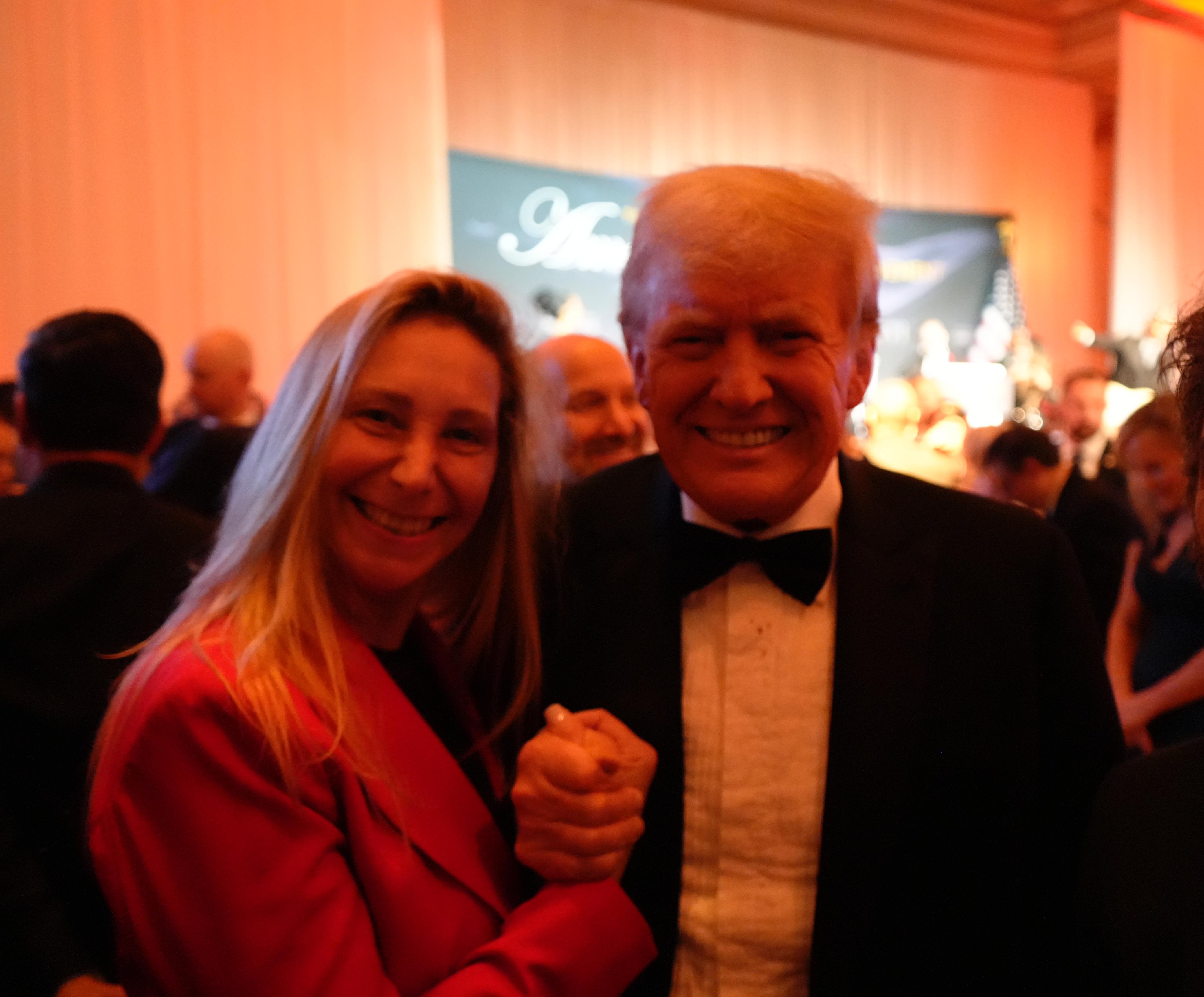 Karina Milei y Donald Trump, de la mano