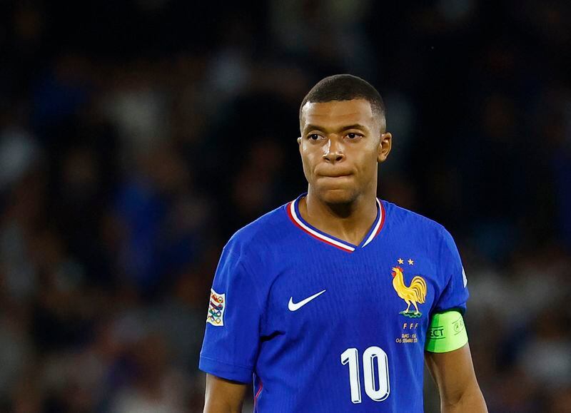 Mbappé, afuera nuevamente de la convocatoria con Francia (REUTERS/Christian Hartmann)