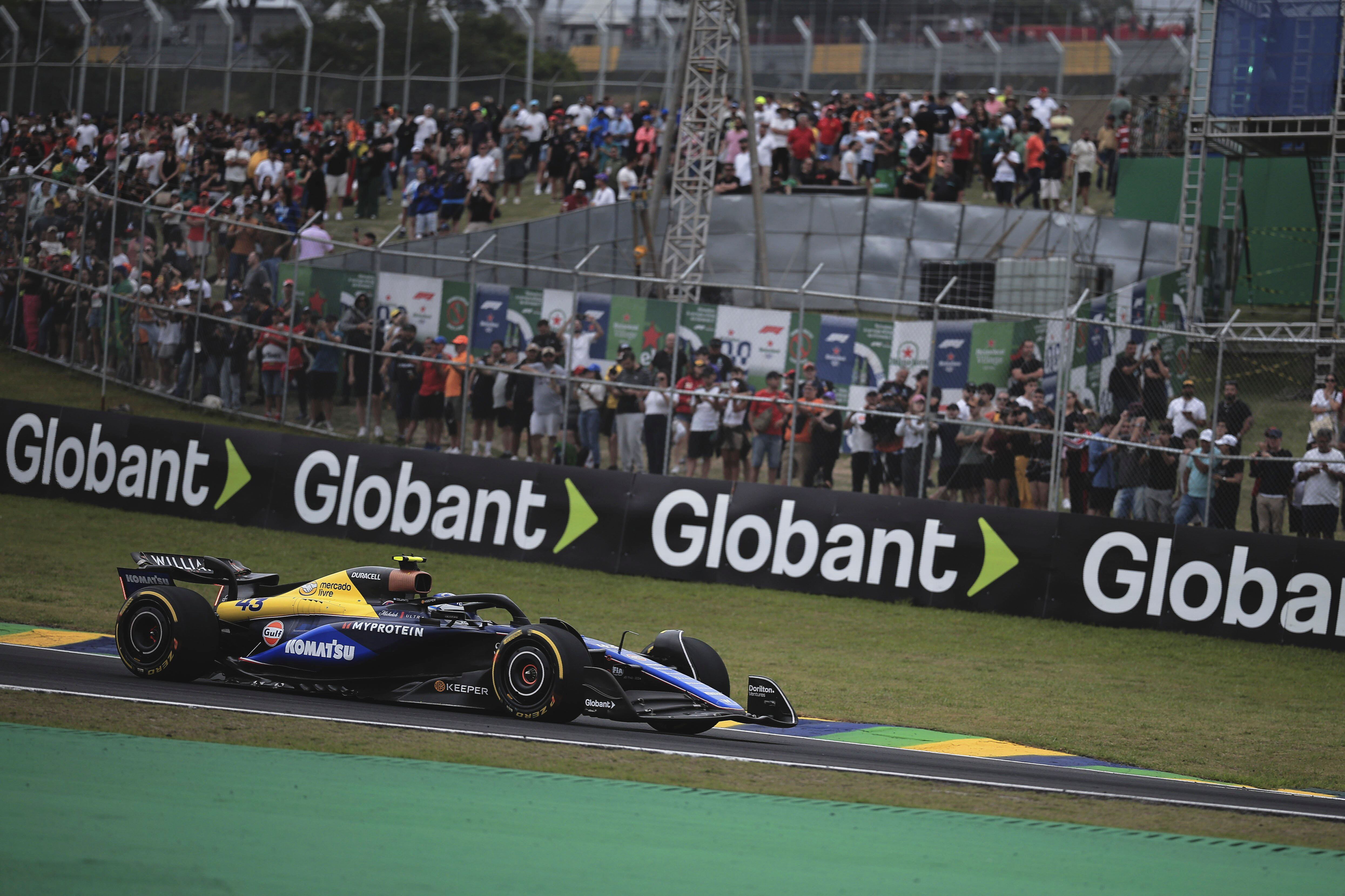 Franco Colapinto acelera en Interlagos