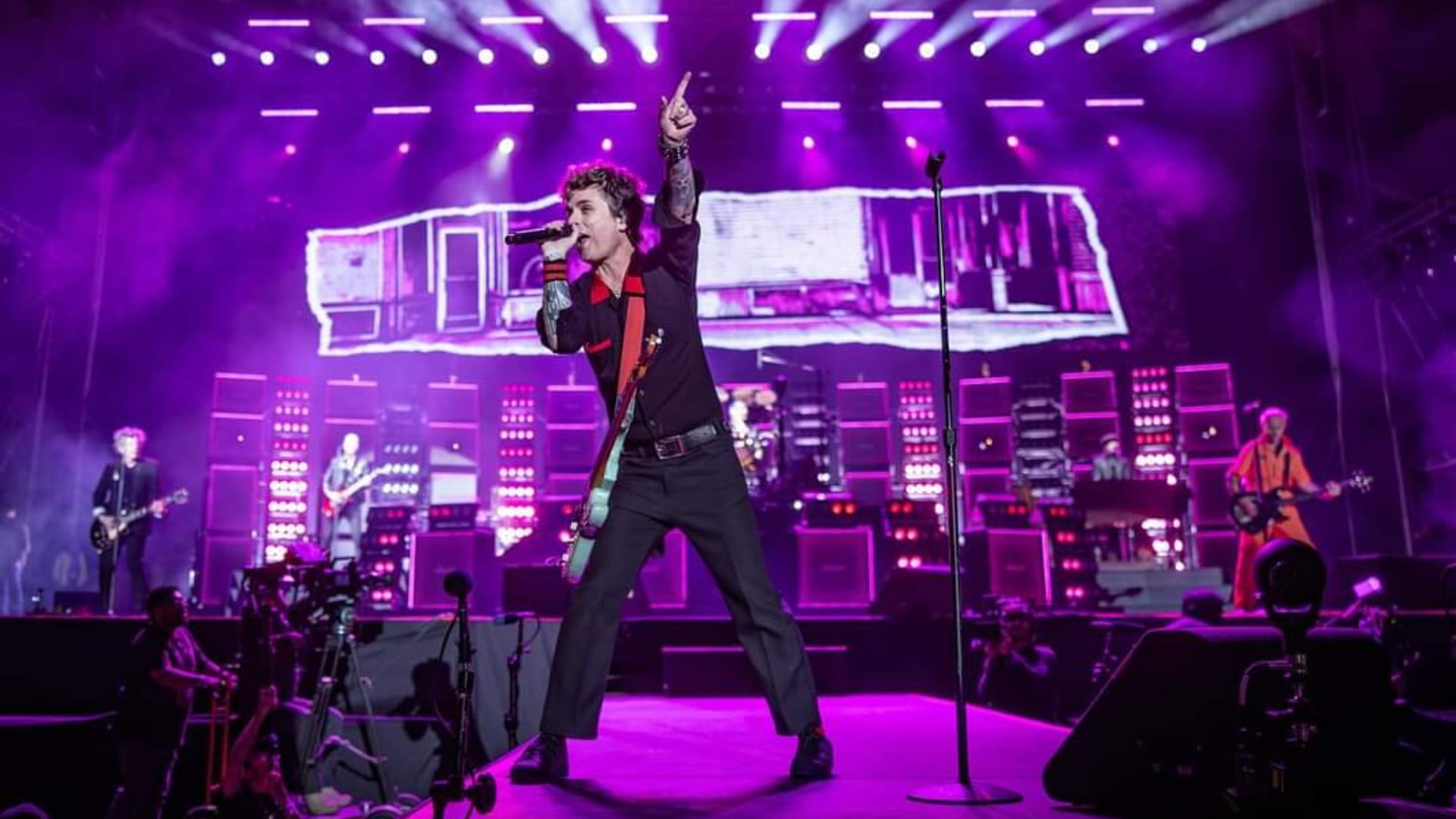 La agrupación Gren Day se presentó en la CDMX durante el primer día del Corona Capital | Foto: X @GDArgNation/Santiago Covarrubias