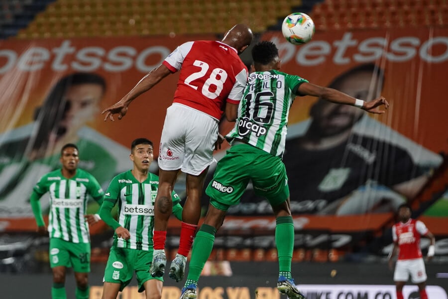 El partido entre Nacional y Santa Fe en el todos contra todos terminó 1-1 - crédito Colprensa 