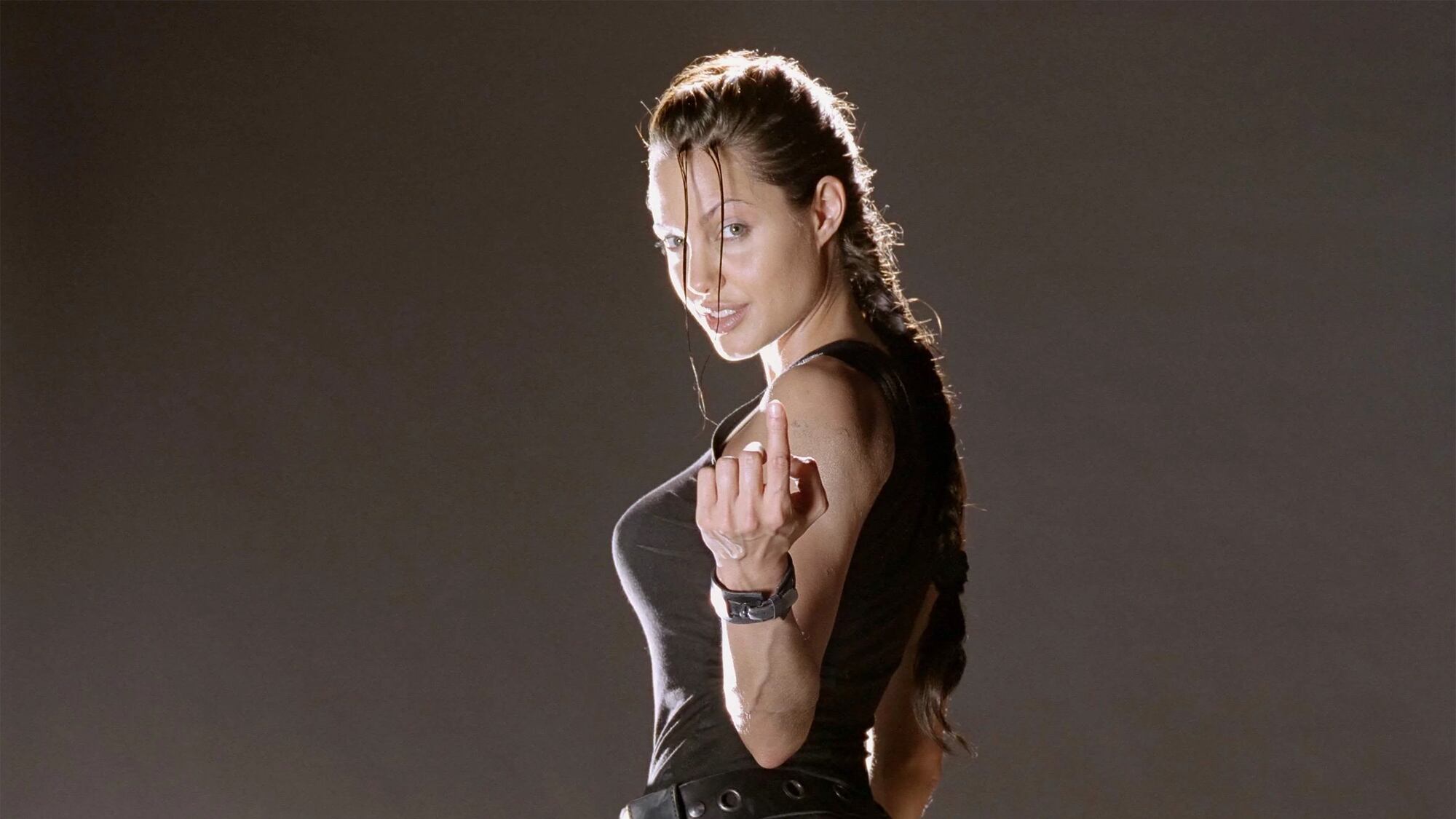 Jolie interpretó a Lara Croft en dos oportunidades