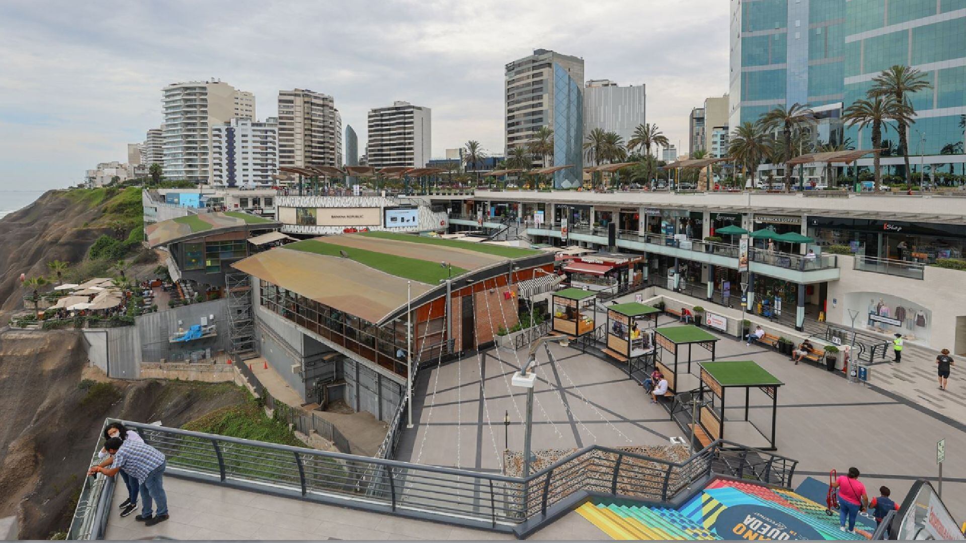 Larcomar, centro comercial ubicado en Miraflores - Créditos: Andina