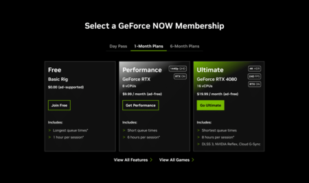 Así quedan las membresías de GeForce Now a partir de ahora | Imagen: NVIDIA