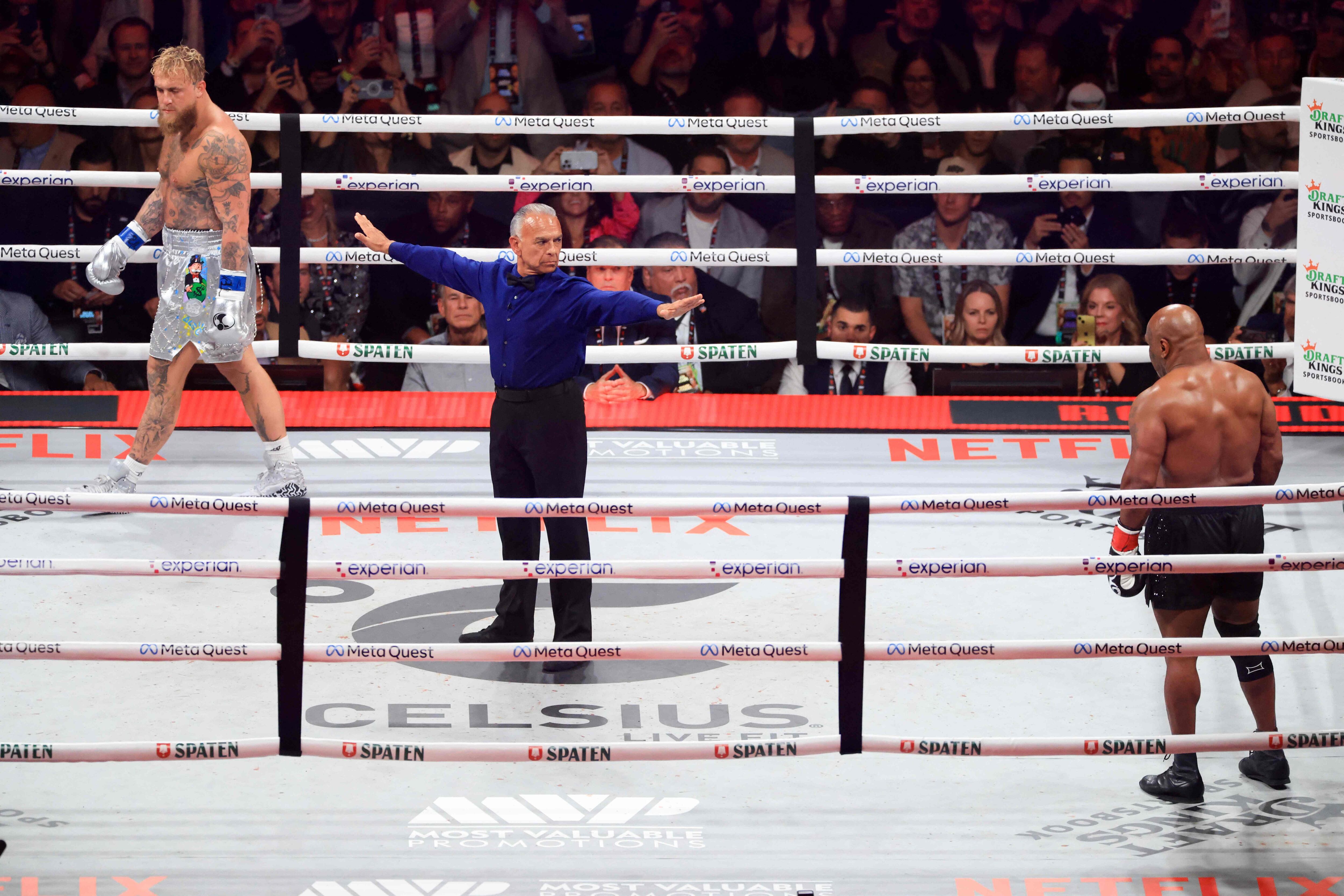 La pelea entre Mike Tyson y Jake Paul se celebró en Texas( Foto: Christian Petersen / GETTY IMAGES NORTH AMERICA)