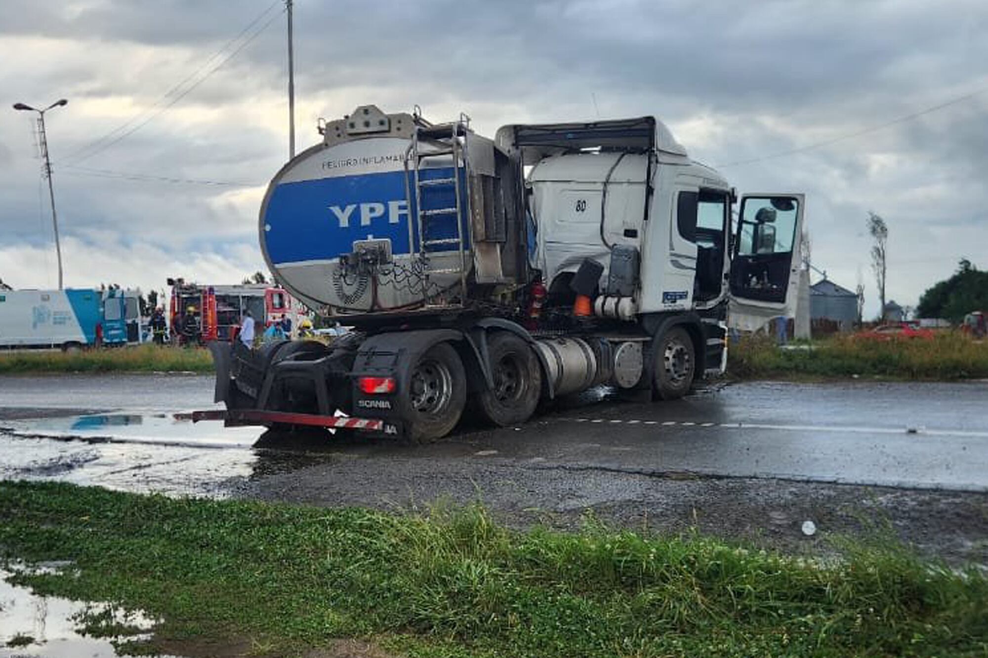 accidente vial en Carmen de Areco